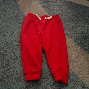 Baby boys red sweatpants 12-18 months